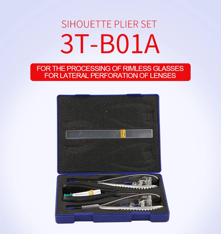 Eyeglasses Repair Maintenance Pliers Set Silhouette Plier Tool Kit Optical Shop Optical Tools Rimless Disassembly